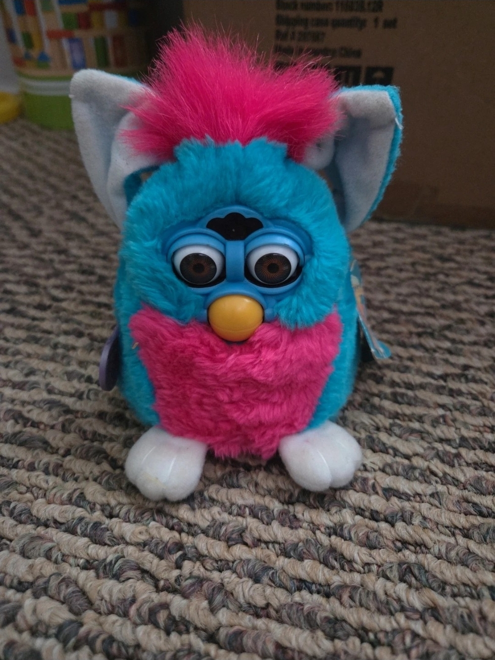 Furby Babies Interactive Plush - Blue and Pink Small Pet Toy